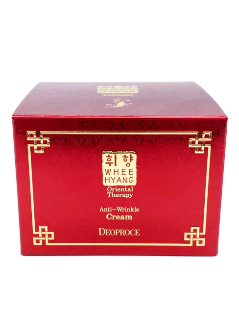 Deoproce Крем для лица антивозрастной с экстрактом женьшеня Whee Hyang Anti-Wrinkle Cream, 50 г Deoproce Крем для лица антивозрастной с экстрактом женьшеня Whee Hyang Anti-Wrinkle Cream, 50 г