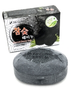 3W Clinic Мыло с древесным углем Charcoal Beauty Soap, 120 г
