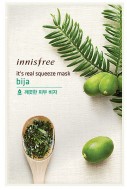 Innisfree Green It's Real Squeeze Mask Bija Маска для лица с маслом дерева торреи, 20 мл