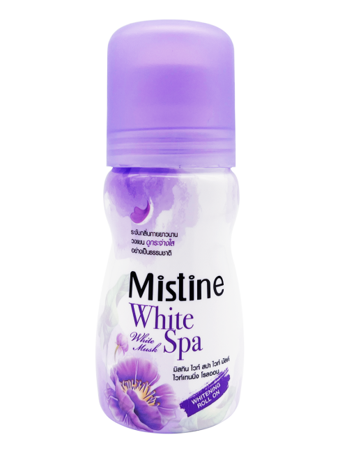 Mistine Отбеливающий женский шариковый дезодорант антиперспирант Белый мускус White Musk Deodorant, 35 мл