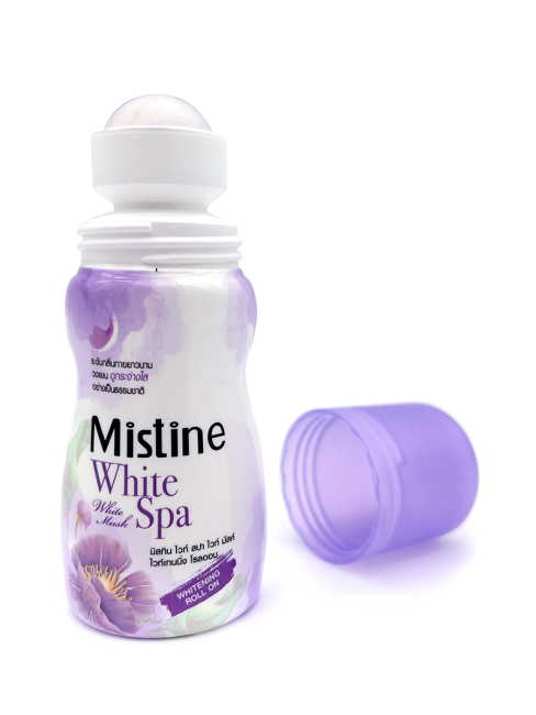 Mistine Отбеливающий женский шариковый дезодорант антиперспирант Белый мускус White Musk Deodorant, 35 мл