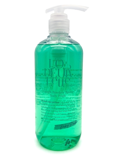 L'odeurlette Парфюмированный гель для душа с ароматом бергамота и детской присыпки In England Colorfit Body Wash Powdery Breeze, 500 мл