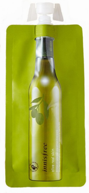 Innisfree Olive Real Skin Тонер с органическим оливковым маслом, 10 мл