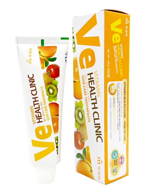 Mukunghwa Зубная паста с витаминами для профилактики заболеваний десен Vitamin Health Clinic Gum Care Toothpaste, 100 г