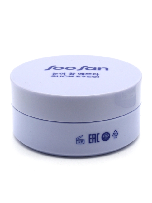 SOOSAN Патчи для глаз от отеков и мешков с экстрактом морских водорослей и кораллом Patches With Marine Algae & Coral, 60 шт SOOSAN Патчи для глаз от отеков и мешков с экстрактом морских водорослей и кораллом Patches With Marine Algae & Coral, 60 шт