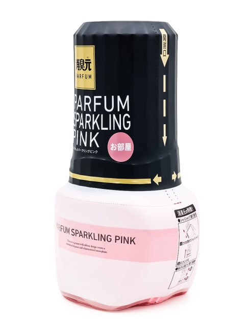 Kobayashi Жидкий дезодорант нейтрализатор запахов роза, жасмин и персик Shoshugen For Room Parfum Sparkling Pink, 400 мл Kobayashi Жидкий дезодорант нейтрализатор запахов роза, жасмин и персик Shoshugen For Room Parfum Sparkling Pink, 400 мл