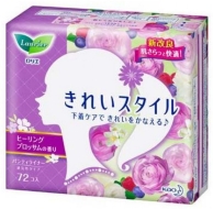 Kao Laurier Beautiful Style Ежедневные гигиенические прокладки с ароматом цветов, 72 шт Kao Laurier Beautiful Style Ежедневные гигиенические прокладки с ароматом цветов, 72 шт