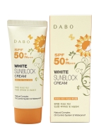 DABO Крем для лица солнцезащитный водостойкий Eco Life Style White Sunblock Cream SPF 50 / PA+++, 70 мл