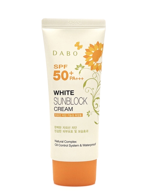 DABO Крем для лица солнцезащитный водостойкий Eco Life Style White Sunblock Cream SPF 50 / PA+++, 70 мл DABO Крем для лица солнцезащитный водостойкий Eco Life Style White Sunblock Cream SPF 50 / PA+++, 70 мл