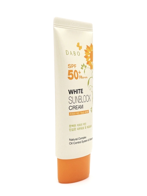 DABO Крем для лица солнцезащитный водостойкий Eco Life Style White Sunblock Cream SPF 50 / PA+++, 70 мл DABO Крем для лица солнцезащитный водостойкий Eco Life Style White Sunblock Cream SPF 50 / PA+++, 70 мл