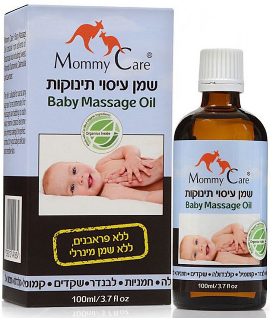 Mommy Care Масло массажное детское органическое, 100 мл