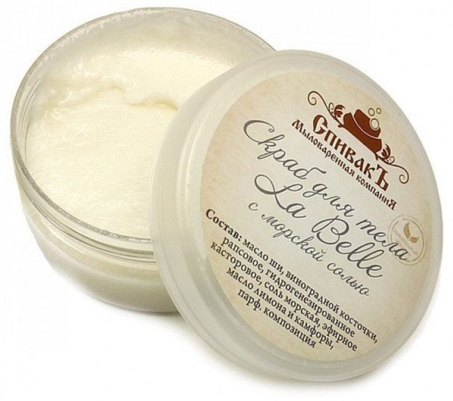 СпивакЪ Скраб соляной для тела La Belle, 180 г СпивакЪ Скраб соляной для тела La Belle, 180 г