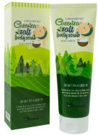 Elizavecca MIlky Piggy Green Tea Salt Body Scrub Скраб для тела с морской солью и экстрактом зелёного чая, 300 г