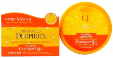 Deoproce Premium Clean & Deep Coenzyme Q10 Cleansing Cream Крем для лица очищающий с коэнизмом Q10, 300 г Deoproce Premium Clean & Deep Coenzyme Q10 Cleansing Cream Крем для лица очищающий с коэнизмом Q10, 300 г
