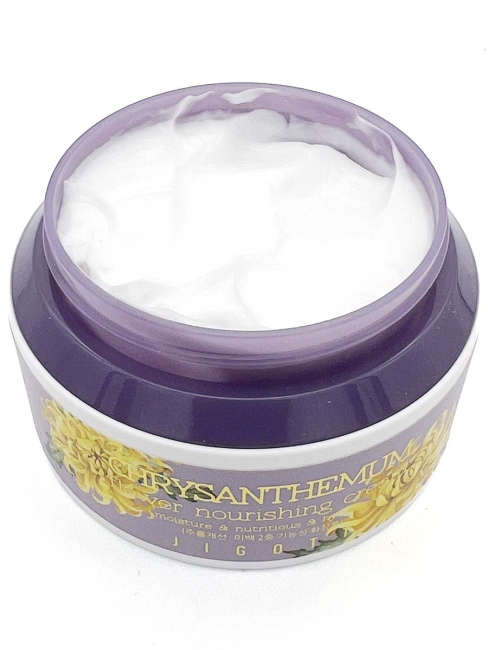 Jigott Питательный крем для лица с экстрактом Хризантемы Chrysanthemum Flower Nourishing Cream, 100 мл
