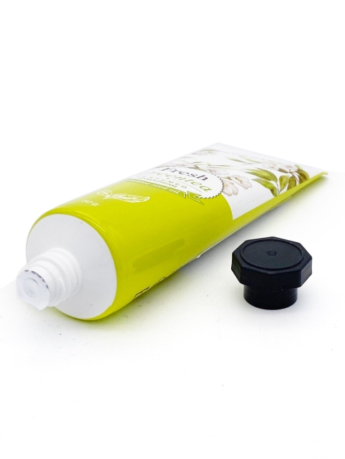 Deoproce Крем для рук парфюмированный Зеленый чай Fresh Green Tea Perfumed Hand Cream, 50 г