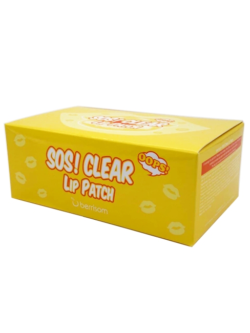 Berrisom Маска-патч для губ с эффектом пилинга SOS Oops Clear Lip Patch, 30 шт Berrisom Маска-патч для губ с эффектом пилинга SOS Oops Clear Lip Patch, 30 шт