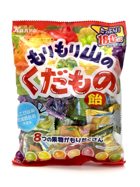 Kanro Карамель леденцовая, ассорти 8 фруктовых вкусов Assorted Fruits Candy, 180 г Kanro Карамель леденцовая, ассорти 8 фруктовых вкусов Assorted Fruits Candy, 180 г