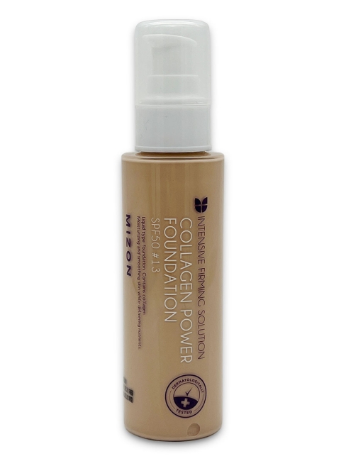 Mizon Тональный крем для лица солнцезащитный с коллагеном Collagen Power Foundation SPF 50 #13, 100 г
