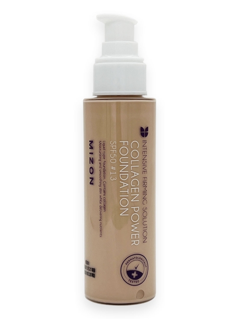 Mizon Тональный крем для лица солнцезащитный с коллагеном Collagen Power Foundation SPF 50 #13, 100 г