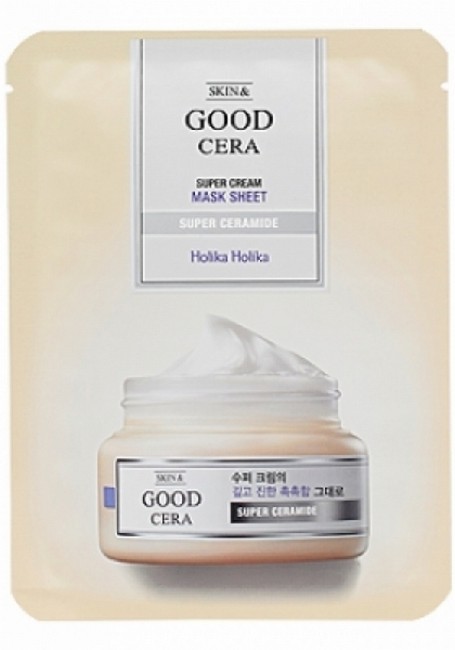 Holika Holika Skin & Good Cera Super Cream Mask Sheet Тканевая увлажняющая маска с керамидами, 20 мл