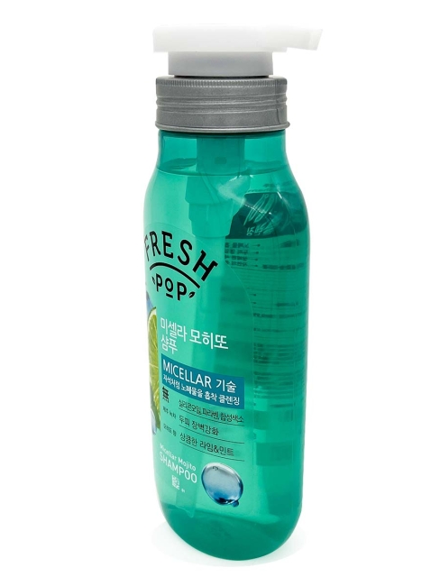 Fresh Pop Шампунь для нормальных и жирных волос на основе цитрусовых и мяты Micellar Mojito Shampoo, 500 мл