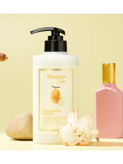 JMsolution Маска для поврежденных волос с медом и гарденией Life Honey Gardenia Treatment, 500 мл JMsolution Маска для поврежденных волос с медом и гарденией Life Honey Gardenia Treatment, 500 мл