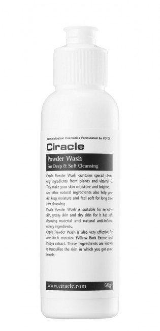 Ciracle Энзимная пудра / пенка для умывания Powder Wash For Deep & Sof Cleansing, 60 г Ciracle Энзимная пудра / пенка для умывания Powder Wash For Deep & Sof Cleansing, 60 г
