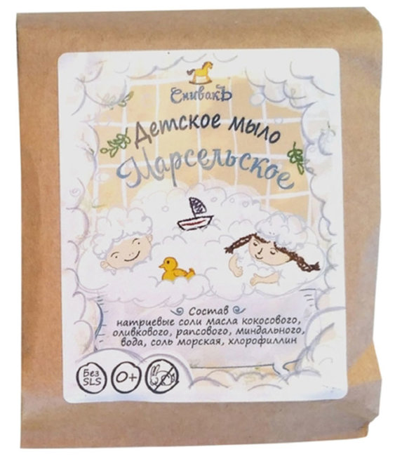 СпивакЪ Детское мыло Марсельское, 100 г СпивакЪ Детское мыло Марсельское, 100 г