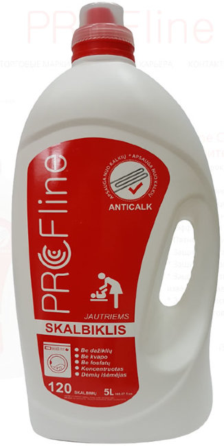 PROFline Sensitive Универсальный гипоаллергенный гель для стирки, 5 л (200 стирок) PROFline Sensitive Универсальный гипоаллергенный гель для стирки, 5 л (200 стирок)