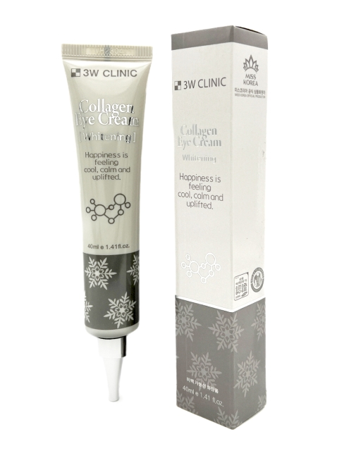 3W Clinic Крем для век с коллагеном осветляющий Collagen Eye Cream, 40 мл