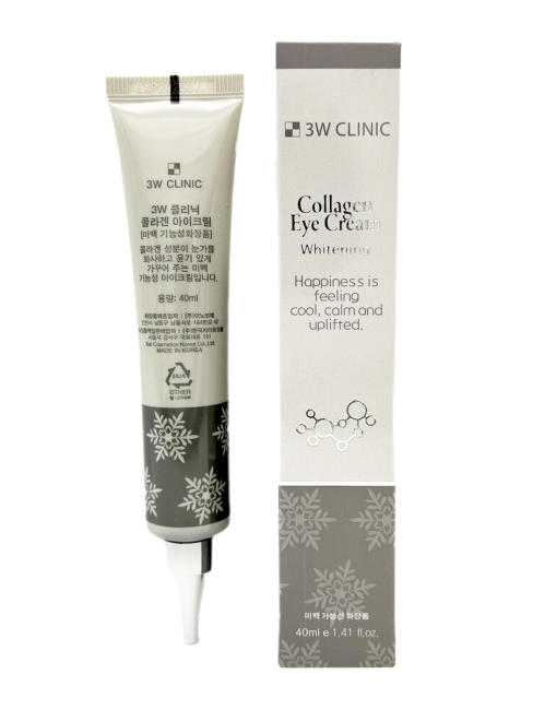 3W Clinic Крем для век с коллагеном осветляющий Collagen Eye Cream, 40 мл