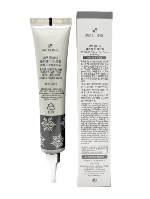 3W Clinic Крем для век с коллагеном осветляющий Collagen Eye Cream, 40 мл