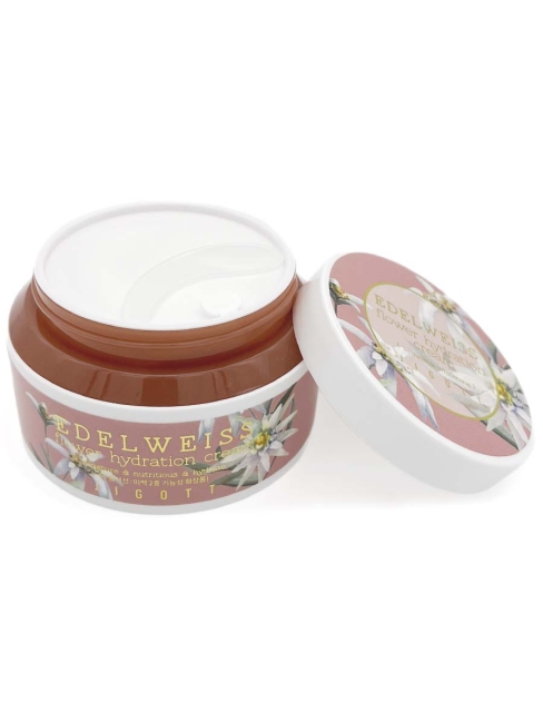 Jigott Питательный крем для лица с экстрактом Эдельвейса Edelweiss Flover Hydration Cream, 100 мл Jigott Питательный крем для лица с экстрактом Эдельвейса Edelweiss Flover Hydration Cream, 100 мл
