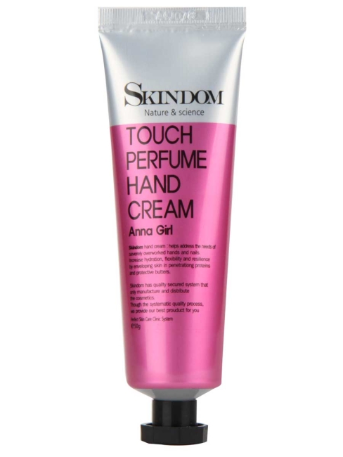 Skindom Крем для рук парфюмированный с ароматом цветов и фруктов Touch Perfume Hand Cream Anna Girl, 50 мл