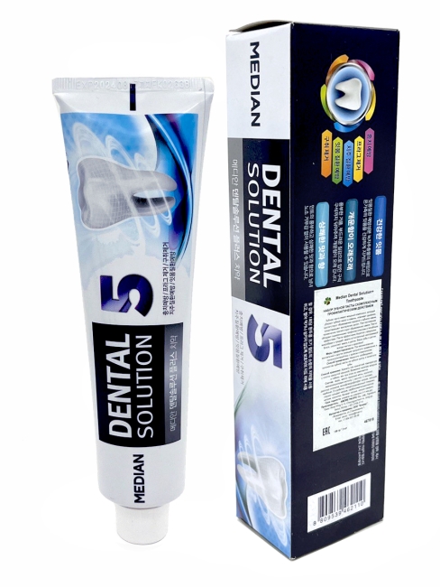 Median Зубная паста для комплексного ухода с цеолитом Dental Solution 5, 150 г Median Зубная паста для комплексного ухода с цеолитом Dental Solution 5, 150 г