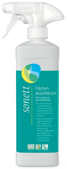 Sonett Дезинфицирующее средство для поверхностей, 500 мл