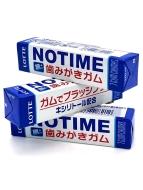 LOTTE Жевательная резинка для чистки зубов "Нотайм" ментол, комплект из 3 пачек NOTIME Chewing Gum, 3*30 г