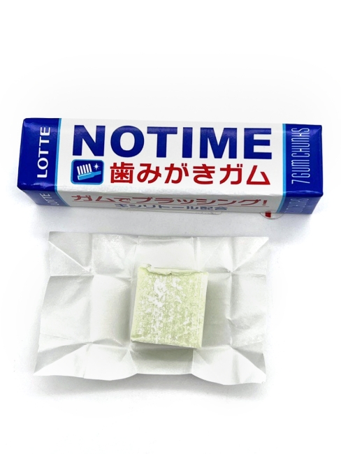 LOTTE Жевательная резинка для чистки зубов "Нотайм" ментол, комплект из 3 пачек NOTIME Chewing Gum, 3*30 г LOTTE Жевательная резинка для чистки зубов "Нотайм" ментол, комплект из 3 пачек NOTIME Chewing Gum, 3*30 г