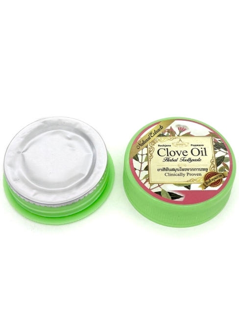 Rochjana Зубная паста отбеливающая растительная с маслом гвоздики Clove Oil Herbal Toothpaste, 30 г