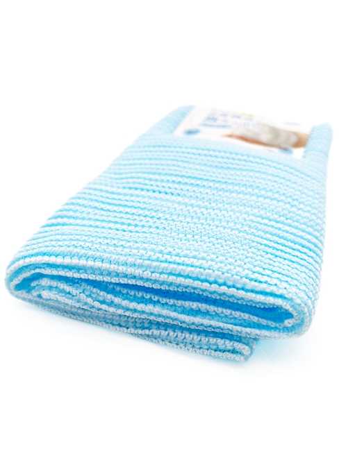 Lec Мочалка для тела женская особо мягкая голубая 32*110 см, 1 шт Lec Мочалка для тела женская особо мягкая голубая 32*110 см, 1 шт