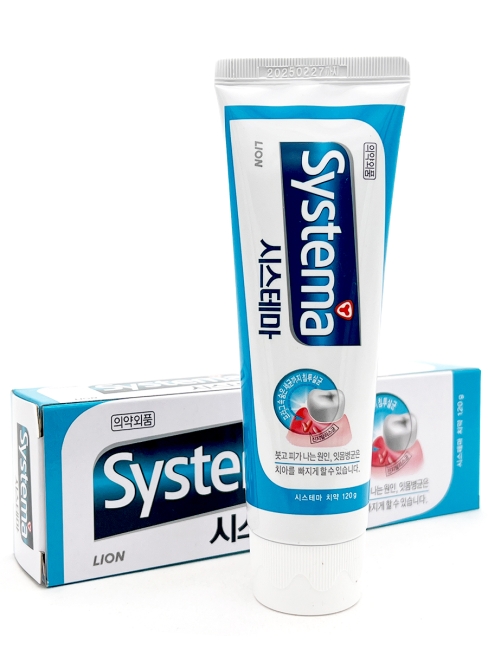 LION Зубная паста для ежедневного ухода Ледяная мята Systema Toothpaste Ice Mint Alpha, 120 г LION Зубная паста для ежедневного ухода Ледяная мята Systema Toothpaste Ice Mint Alpha, 120 г