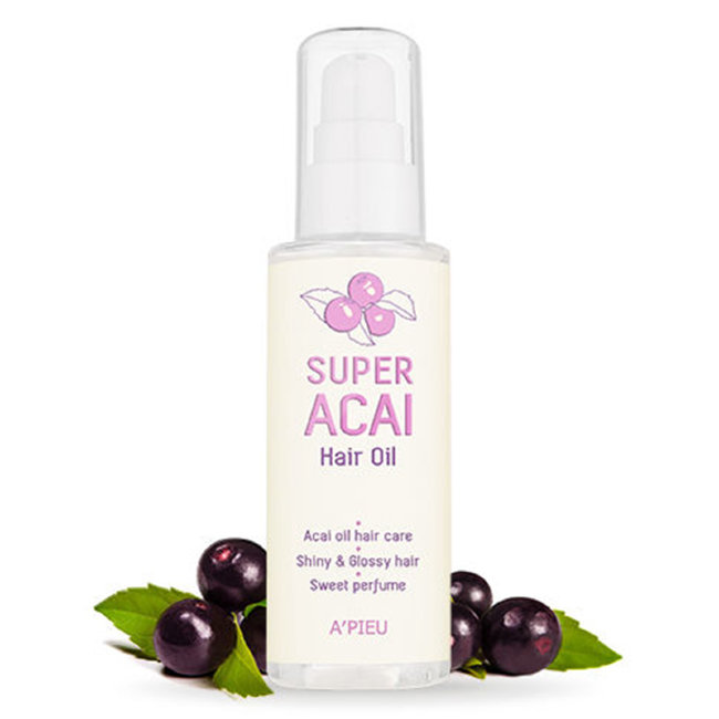 A'PIEU Super Acai Hair Oil Масло для волос с ягодами асаи, 80 мл