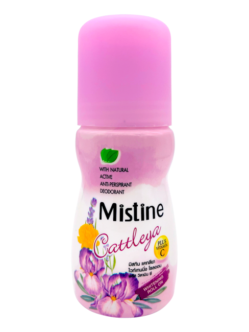 Mistine Дезодорант антиперспирант женский отбеливающий шариковый с витамином C Cattleya Deodorant, 35 мл