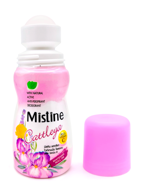 Mistine Дезодорант антиперспирант женский отбеливающий шариковый с витамином C Cattleya Deodorant, 35 мл