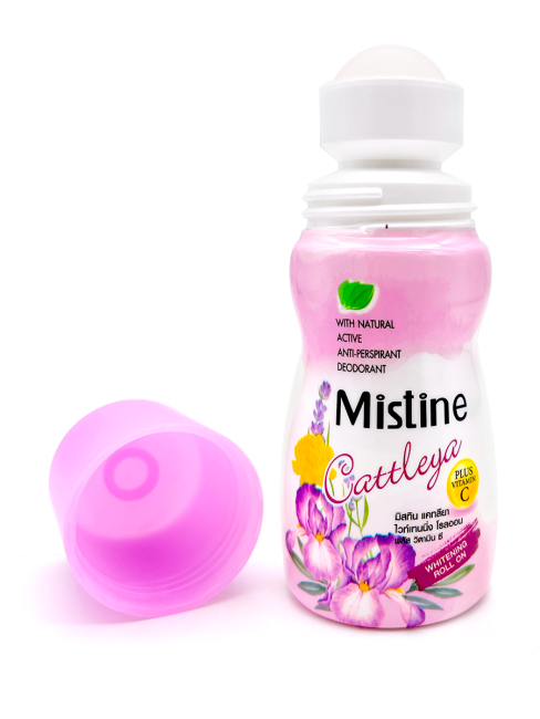 Mistine Дезодорант антиперспирант женский отбеливающий шариковый с витамином C Cattleya Deodorant, 35 мл