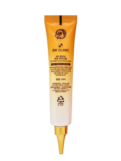 3W Clinic Комплект питательных кремов для век с лошадиным жиром Horse Oil Eye Cream, 2 шт*40 мл 3W Clinic Комплект питательных кремов для век с лошадиным жиром Horse Oil Eye Cream, 2 шт*40 мл