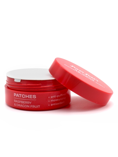 SOOSAN Патчи для глаз от отеков и мешков с экстрактами малины и драгонфрута Patches With Raspberry & Dragon Fruit, 60 шт SOOSAN Патчи для глаз от отеков и мешков с экстрактами малины и драгонфрута Patches With Raspberry & Dragon Fruit, 60 шт