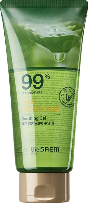 The Saem Универсальный увлажняющий гель с алоэ Jeju Fresh Aloe Soothing Gel 99%, 120 мл The Saem Универсальный увлажняющий гель с алоэ Jeju Fresh Aloe Soothing Gel 99%, 120 мл