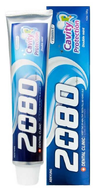 KeraSys Dental Clinic 2080 Cavity Protection Зубная паста Натуральная Мята, 120 г